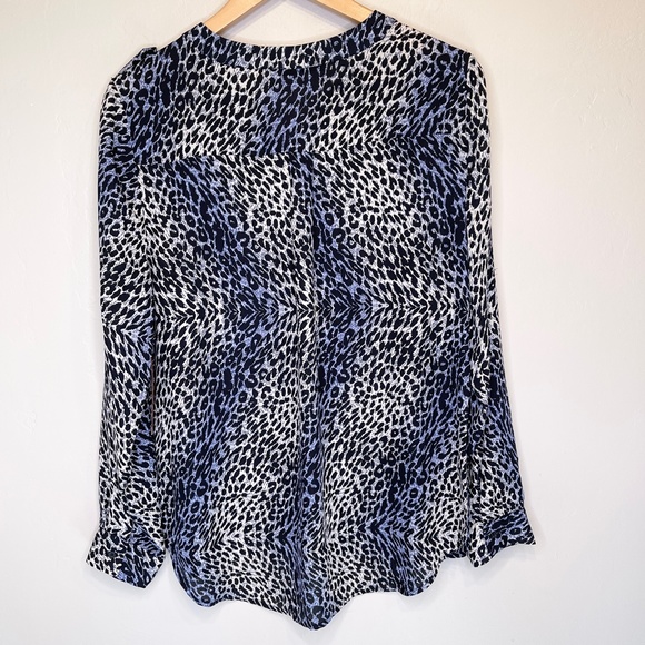 FYLO | NWT Animal Print Button Collared Blouse - Picture 4 of 15